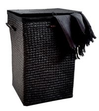 "Alpha" Laundry Basket - Black