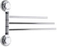 Bestlock Suction Wall Mountable 3-Arm Towel Rail