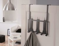 "Empire State Building" 5 Hook Over Door Hanger - Black
