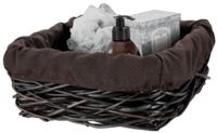 "Crazy" XL Wicker Storage Basket - Brown
