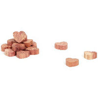 Set of 15 Moth Repellant Cedar Wood Hearts for Drawers