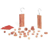 Set of 34 Moth Repellant Cedar Blocks for Drawers and Wardrobe