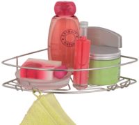 Stick On Wall Mountable Bathroom Corner Shelf