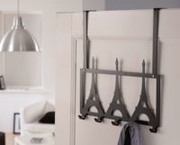 "Eiffel Tower" 5 Hook Over Door Hanger