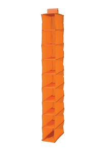Hanging Shoe Organiser with 9 Compartments - Orange
