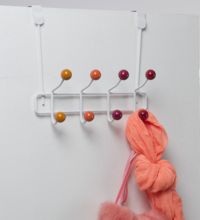 "Fuego" Steel 8 Hook Over Door Hanger