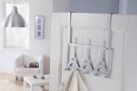 "Eiffel Tower" 4 Hook Over Door Hanger