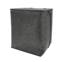 "Felt" Laundry Basket - Grey