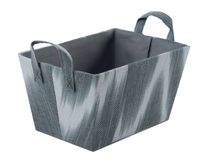 "Samoa" Storage Basket with Handles - Grey
