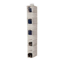 Ikat Beige Hanging Shoe Organiser with 9 Compartments