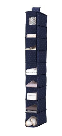 Kasuri Hanging Shoe Organiser with 9 Compartments
