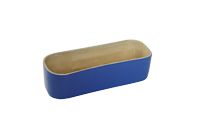 Bamboo Cutlery Tray - Indigo Blue