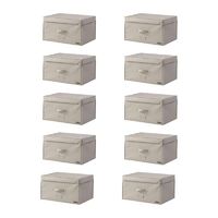 Set of 10 Rigid Compactor 2.0 Vacuum Storage Boxes - XL
