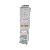 Missy Hanging Clothes Organiser with 6 Compartments
