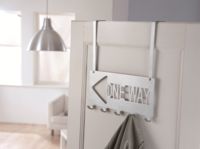 "One Way" door hanger