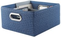 "Poly" Storage Basket with Handles - Blue