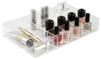 Transparent drawer organizer
