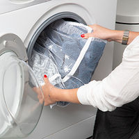 Large Zipped Laundry Bags for Washing Machines - 60 x 60cm