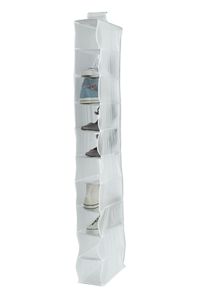 Milky Hanging Shoe Organiser with 9 Compartments