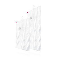 "Espace +" Set of 2 Space Saving Hanging Vacuum Bags - 1 Long and 1 Short