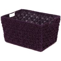 Storage basket 'Aunty'  plum colour - Large
