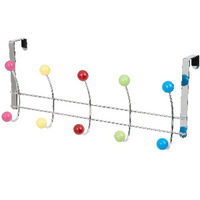 "Confetti" 10 Hook Over Door Hanger