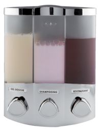 "Trio" Chrome Soap Dispenser