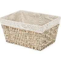 "Fiesta" Medium Seagrass Storage Basket