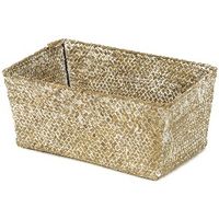 "Kito" Seagrass Storage Basket - Beige