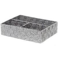 "Stan" Drawer Organiser with 3 Compartments - Grey