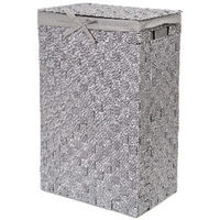 "Stan" Rectangle Laundry Basket - Grey