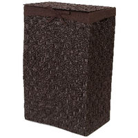 "Stan" Rectangle Laundry Basket - Brown