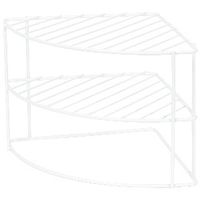 Rounded Corner Kitchen Storage Organiser Shelf / Rack