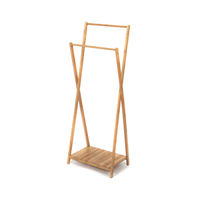 Malmo Bamboo Double Clothes Rail