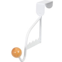 "Sigma" Over Door Single Hanging Hook with Coat Hanger Storage