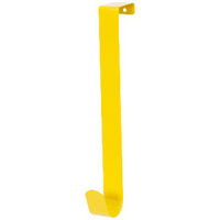 "Solo" Steel Over Door Easy Reach Hanging Hook - Yellow