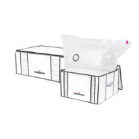 Set of 2 Compactor Life Semi-Rigid Vacuum Storage Bags - M and XXL