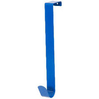 "Solo" Steel Over Door Easy Reach Hanging Hook - Indigo Blue