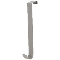 "Solo" Steel Over Door Easy Reach Hanging Hook - Grey