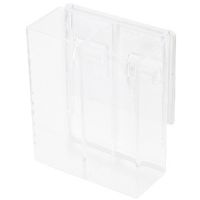 Bestlock Magic Vision Wall Mountable Large Home Storage Box with 2 Compartments - Transparent