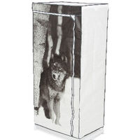 Wolf Metal Frame Portable Wardrobe
