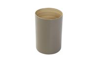 Large Bamboo Utensil Holder - Taupe