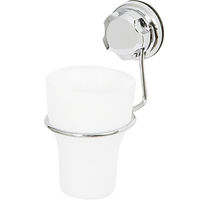 Bestlock Suction Wall Mountable Toothbrush Holder with Cup