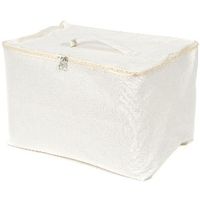 "Flex" Zipped Storage Bag - Cream