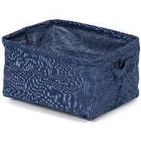 "Denim" Blue Jeans Small Storage Basket