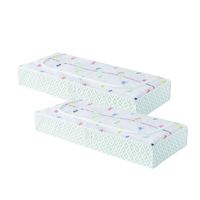 Daman Extra Flat Under Bed Storage Bag - Pack of 2