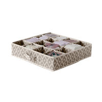 Daman Beige Drawer Organiser with 16 Compartments