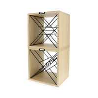 Set of 2 Copenhagen Stackable Cube Wine Racks