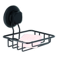 "Bestlock Black" Suction Wall Mountable Soap Dish