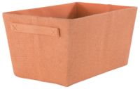 "Rio" Woven Storage Basket - Papaya